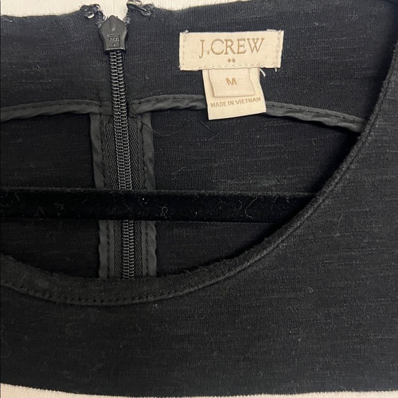 J. Crew black, and white striped cotton dress. - Picture 2 of 6